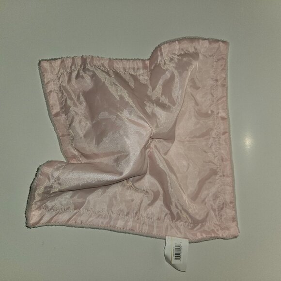 Pink Brown Bunny Rabbit Rattle Lovey Plush Baby Toy Soft Fleece Satin MTY Int'l - Picture 6 of 10